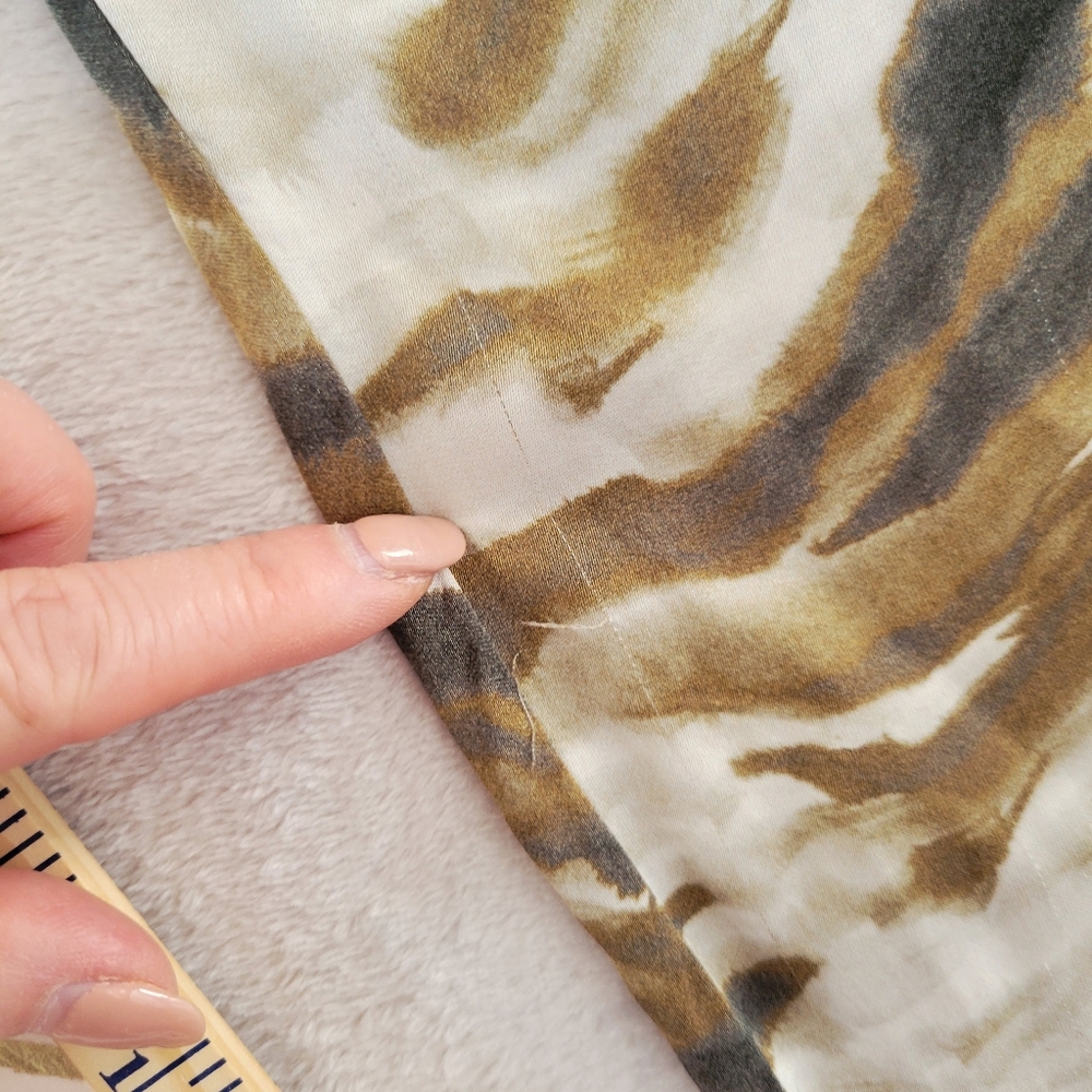 Diega Patrelo Silky Tiger Print Camo Cargo Pants XS - Picture 10 of 13